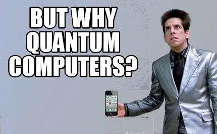 But why Quantum Computers?