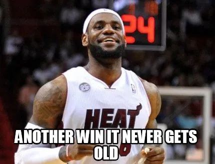 Another win it never gets old