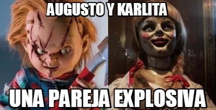 AUGUSTO Y KARLITA UNA PAREJA EXPLOSIVA