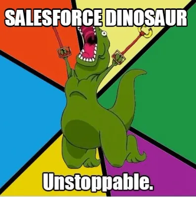 Salesforce dinosaur