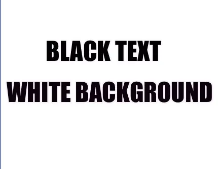 Funny Black text White background
