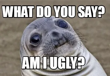 Funny what do you say? am i ugly?