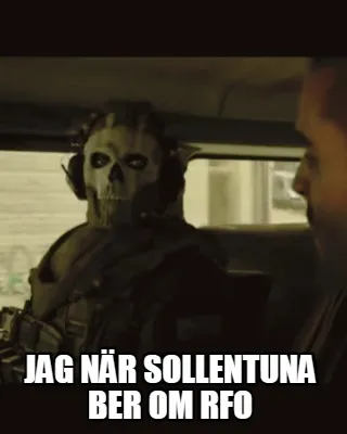 Funny Jag när sollentuna ber om RFO