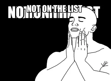 Funny Not on the list