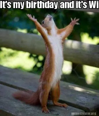 It's my birthday and it's Wine O'Clock !! Happy birthday Kirsten x