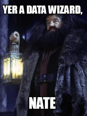 YER A DATA WIZARD, NATE