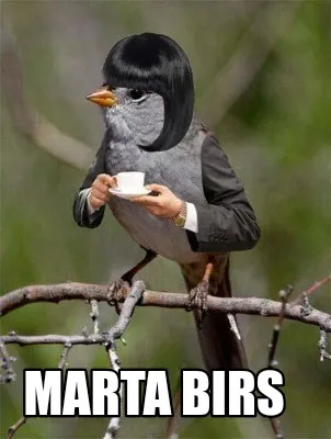 Funny Marta birs