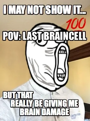 Funny Pov: last braincell