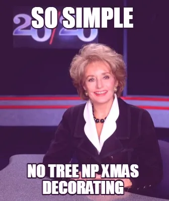 So simple no tree np xmas decorating