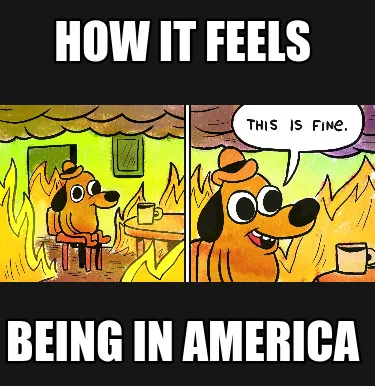 How it feels being in america