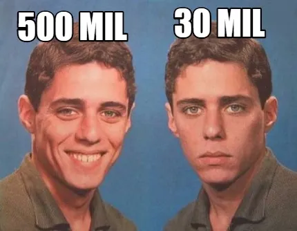 500 mil 30 mil