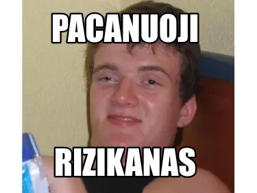 Pacanuoji Rizikanas