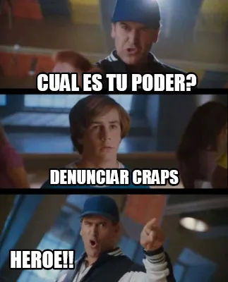 Cual es tu poder? Heroe!! Denunciar craps