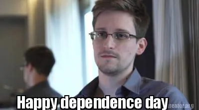 Funny Happy dependence day