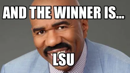 And the winner is... LSU