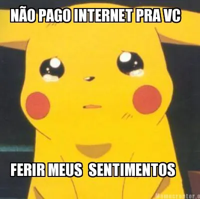 Funny NÃO PAGO INTERNET PRA VC FERIR MEUS SENTIMENTOS