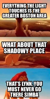 Everything the light touches is the greater Boston area That’s Lynn, you must