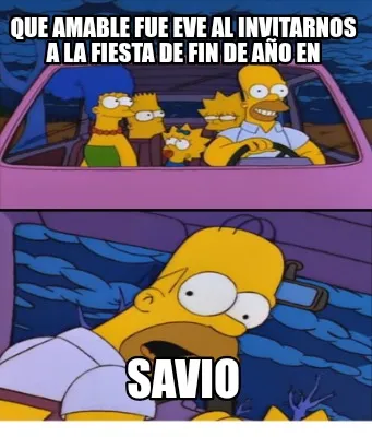 Funny Que amable fue Eve al invitarnos a la fiesta de fin de año en SAVIO