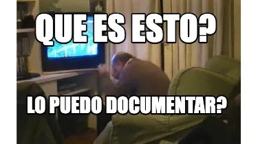 Funny Que es esto? Lo puedo documentar?