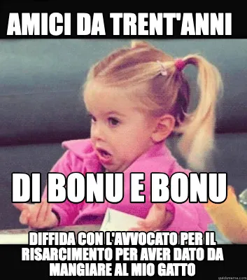Amici Da Trentanni Di Bonu E Bonu Diffida Con Lavvocato Per Il Risarcimento Per