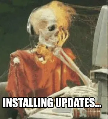 Installing updates...