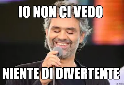Funny io non ci vedo niente di divertente