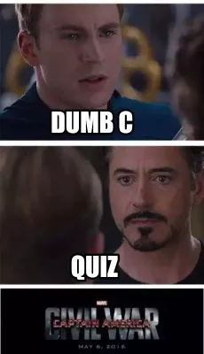 Funny Dumb C Quiz