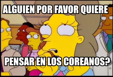 Funny Alguien por favor quiere Pensar en los coreanos?