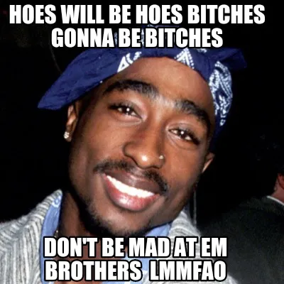 Hoes Will Be Hoes Bitches Gonna Be Bitches Dont Be Mad At Em Brothers Lmmfao