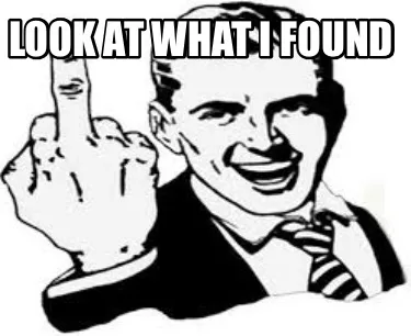 Look at what I found