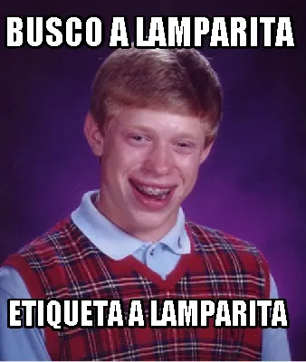Busco A Lamparita Etiqueta a lamparita