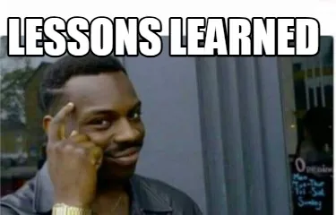 Lessons LEarned