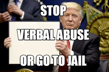 Funny stop or go to jail verbal abuse