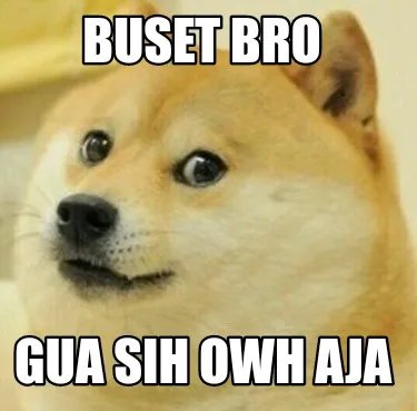 Buset bro GUA SIH OWH AJA