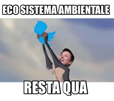 Funny Eco sistema ambientale Resta qua