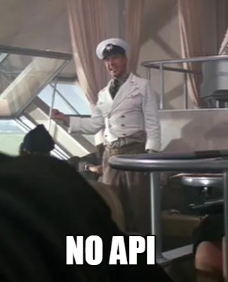 No api
