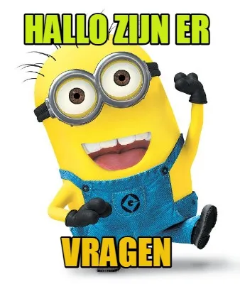 Funny HALLO ZIJN ER VRAGEN