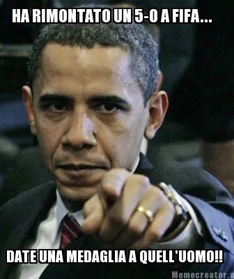 Funny DATE UNA MEDAGLIA A QUELL'UOMO!! HA RIMONTATO UN 5-0 A FIFA...
