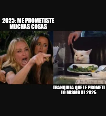 Funny 2025: me prometiste muchas cosas tranquila que le prometi lo mismo al 2026