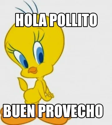 Funny Hola pollito Buen Provecho