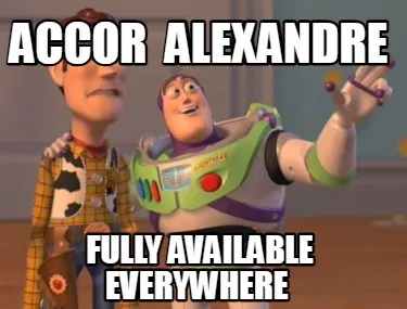 Accor Alexandre Fully available everywhere