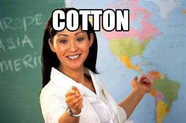 Funny cotton