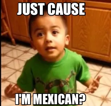 Just cause I'm Mexican?