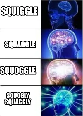 Funny Squiggle Squaggle squoggle squggly squaggly