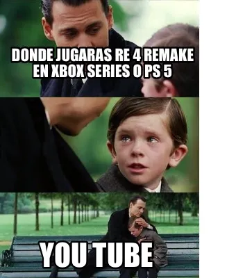 Donde jugaras RE 4 remake en xbox series o ps 5 You tube