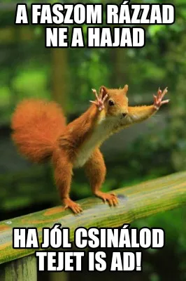 Funny A faszom rázzad ne a hajad Ha jól csinálod tejet is ad!