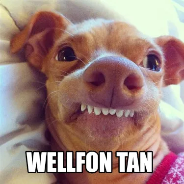 Funny Wellfon tan