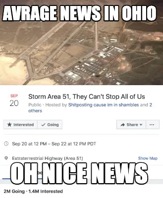 Funny avrage news in ohio oh nice news