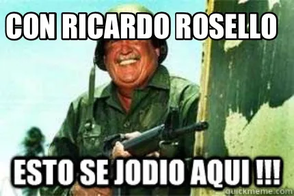 Con Ricardo Rosello