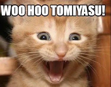 Funny woo hoo Tomiyasu!